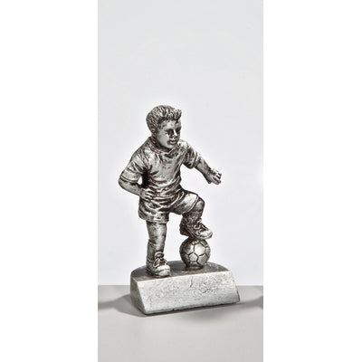 Resinfigur Fußballjunge 35976