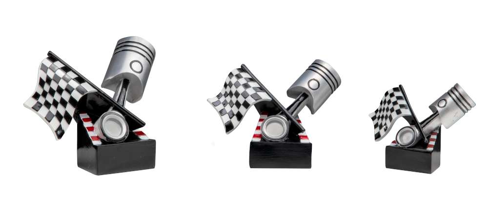 Resinfigur Motorsport 39641–39643