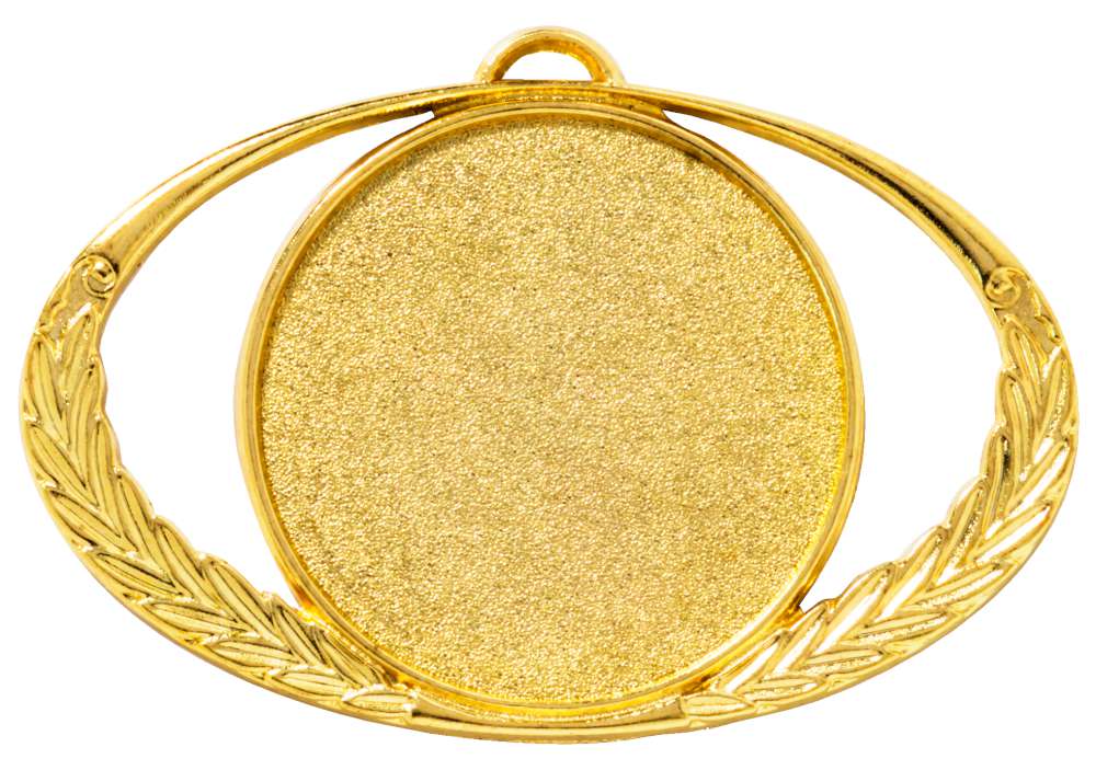 Zamak-Medaille 92 × 57 mm – Stieber 9094, Gold