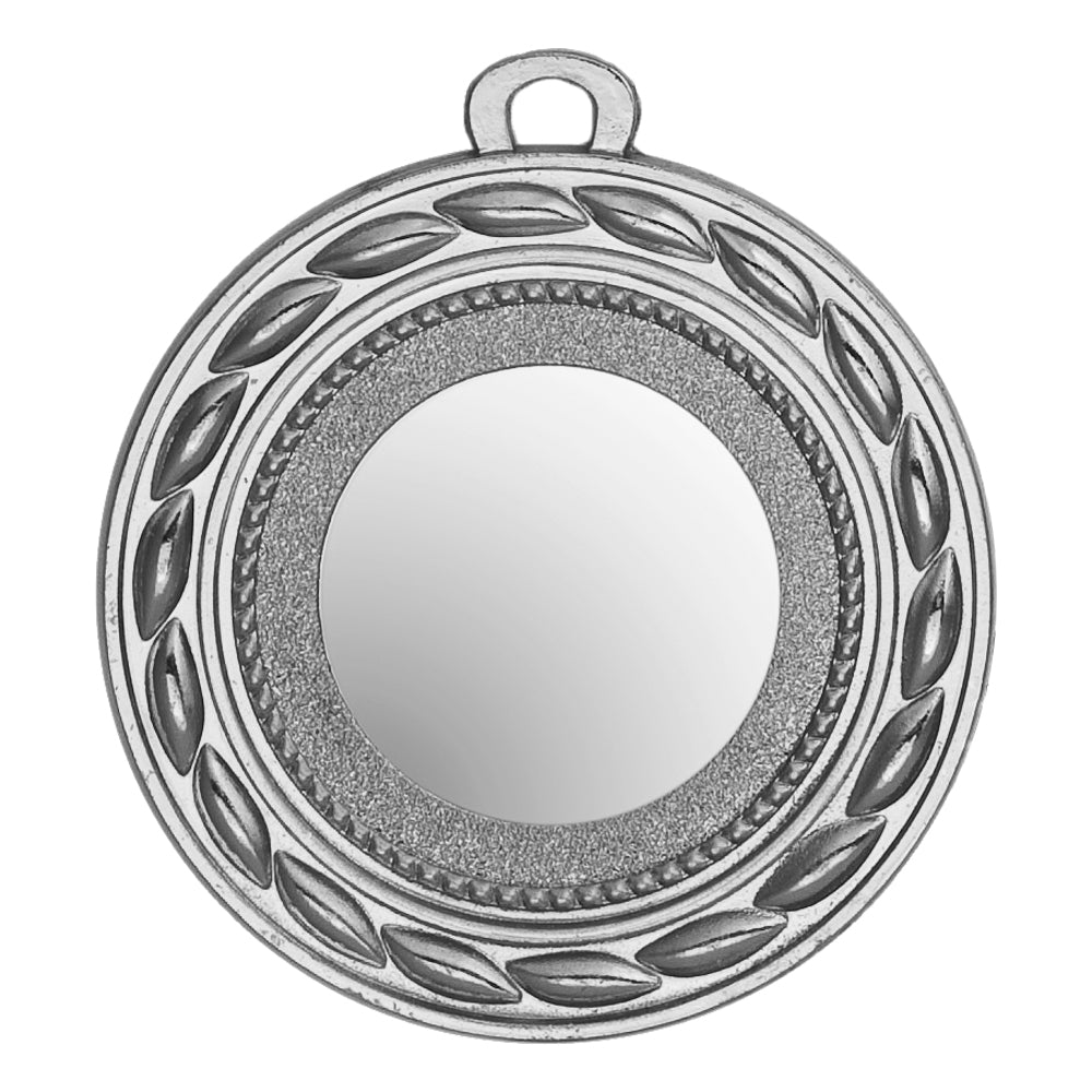 Zamak-Medaille Ø 50 mm – Stieber 9182 Silber