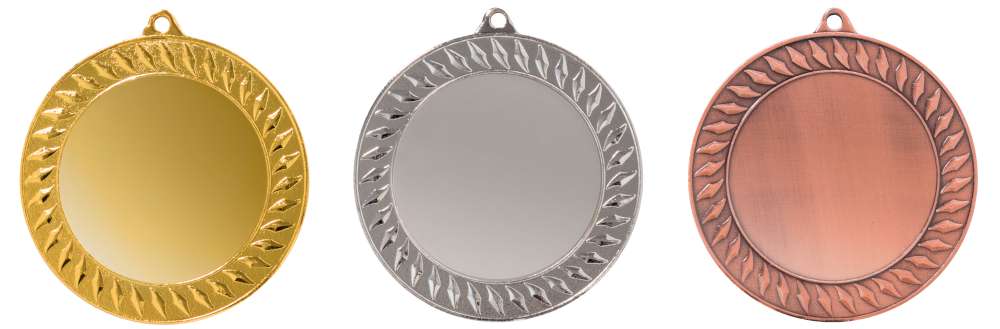 Stieber Medaille 9191 in Gold, Silber und Bronze