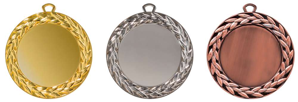 Stieber Medaille 9194 in Gold, Silber und Bronze