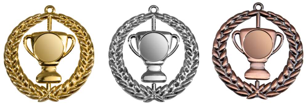 Drehbare Zamak-Medaille Ø 85 mm – Stieber 9333