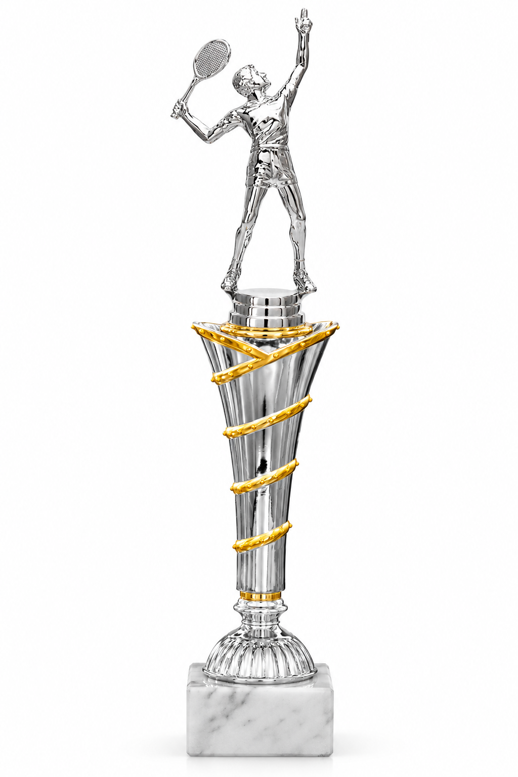 Pokal 59282-34602 – Figur und Unterbau (Bildmontage)