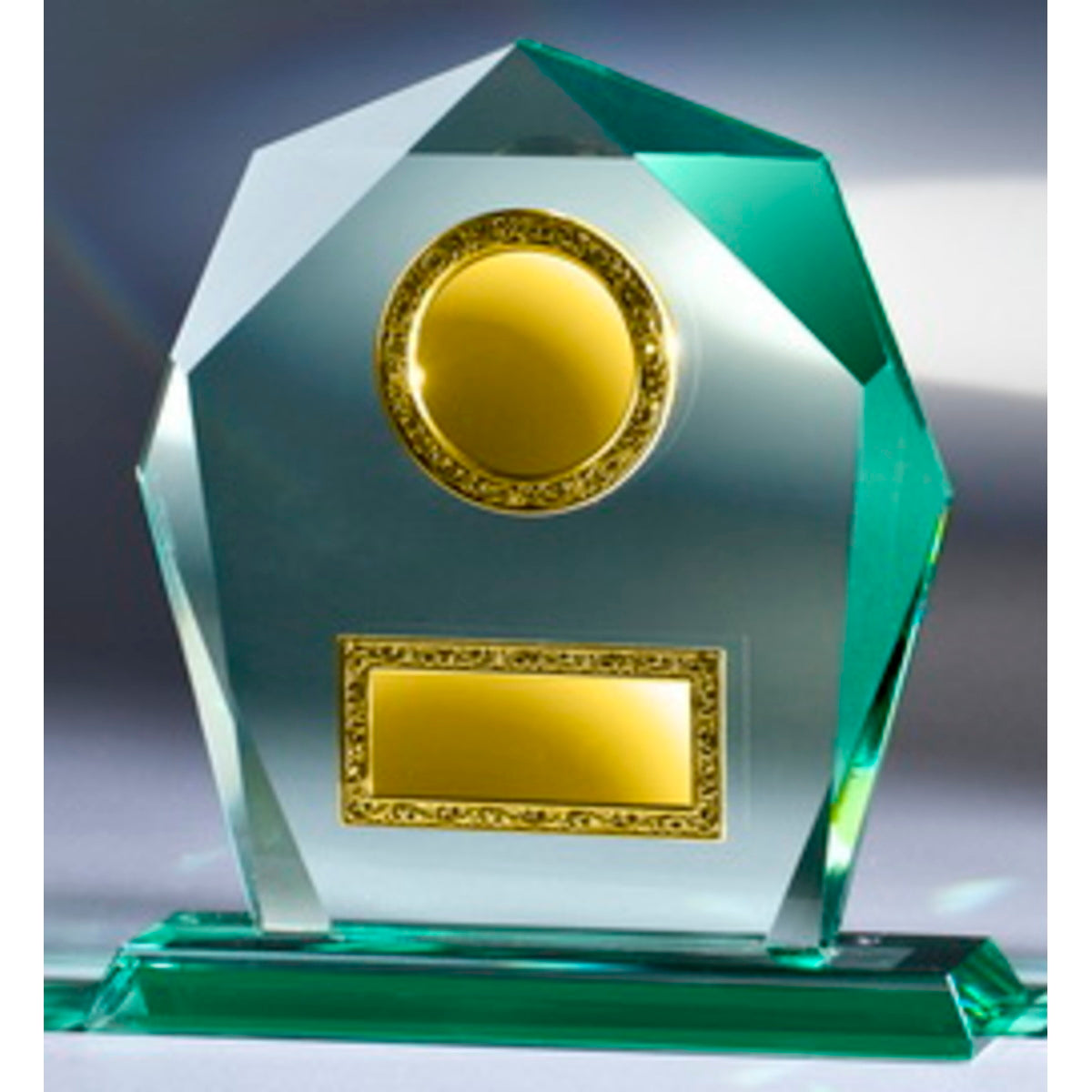 Jadeglas-Trophäe mit Metallfassung – 67251–67259