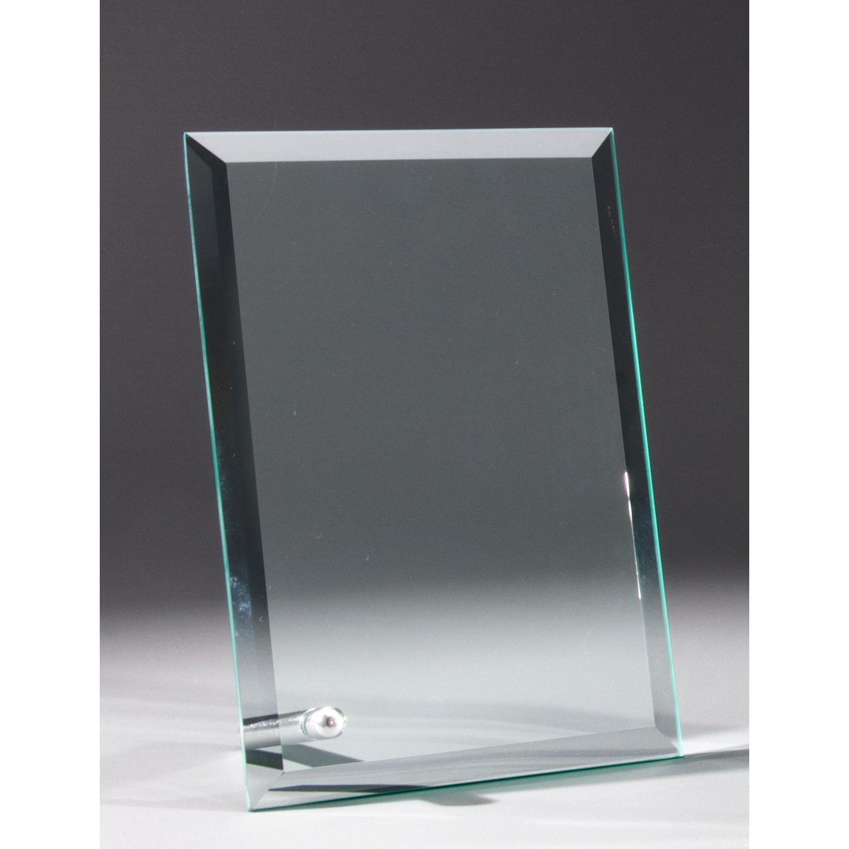 Glastrophäe Rechteck mit Metallstab – 68120–68122
