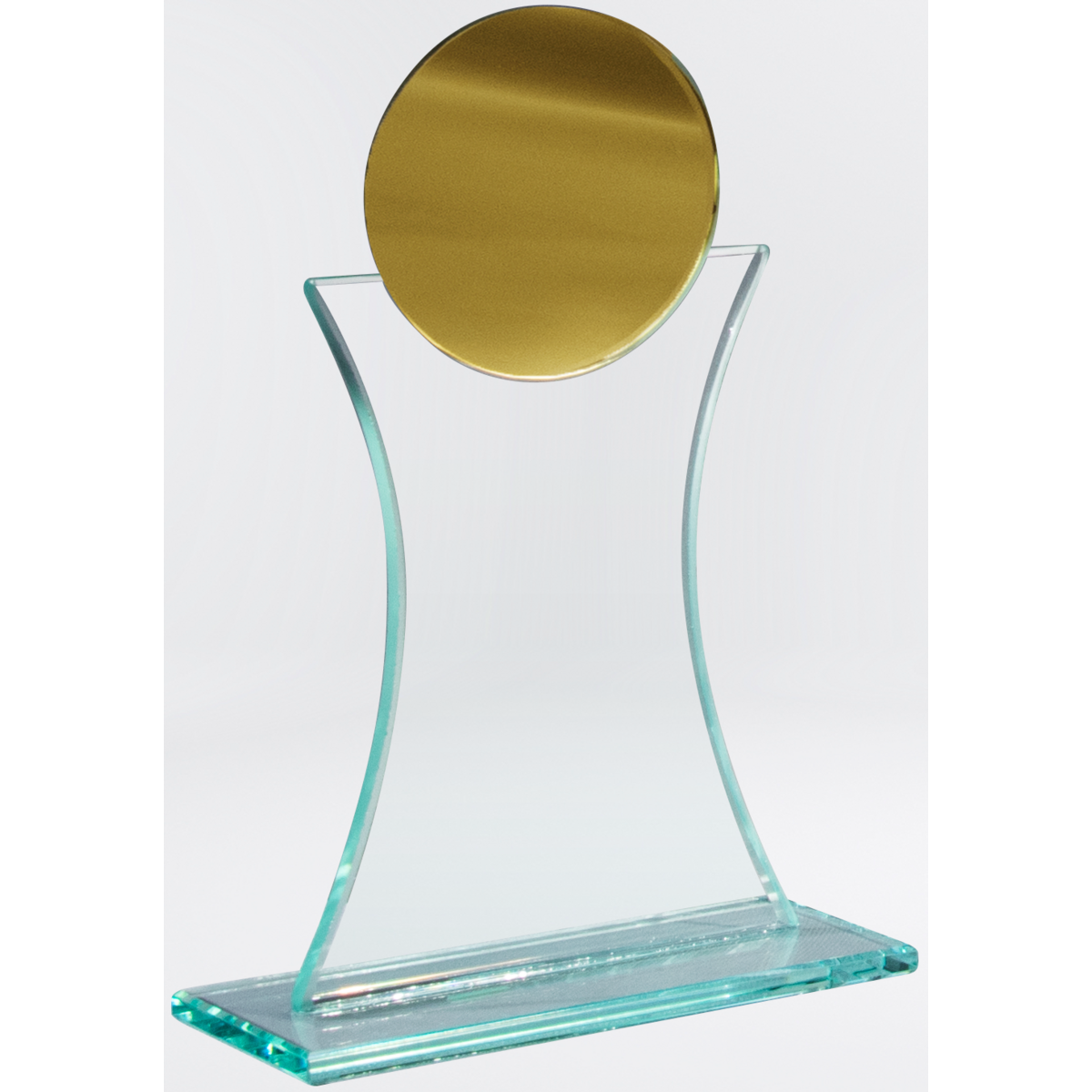 Spiegelglas-Trophäe Gold, 160 × 120 mm – 68315