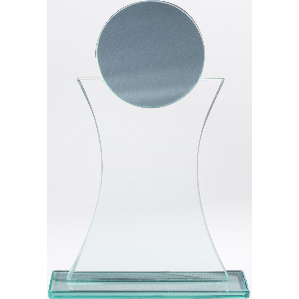 Spiegelglas-Trophäe Silber, 160 × 120 mm – 68316