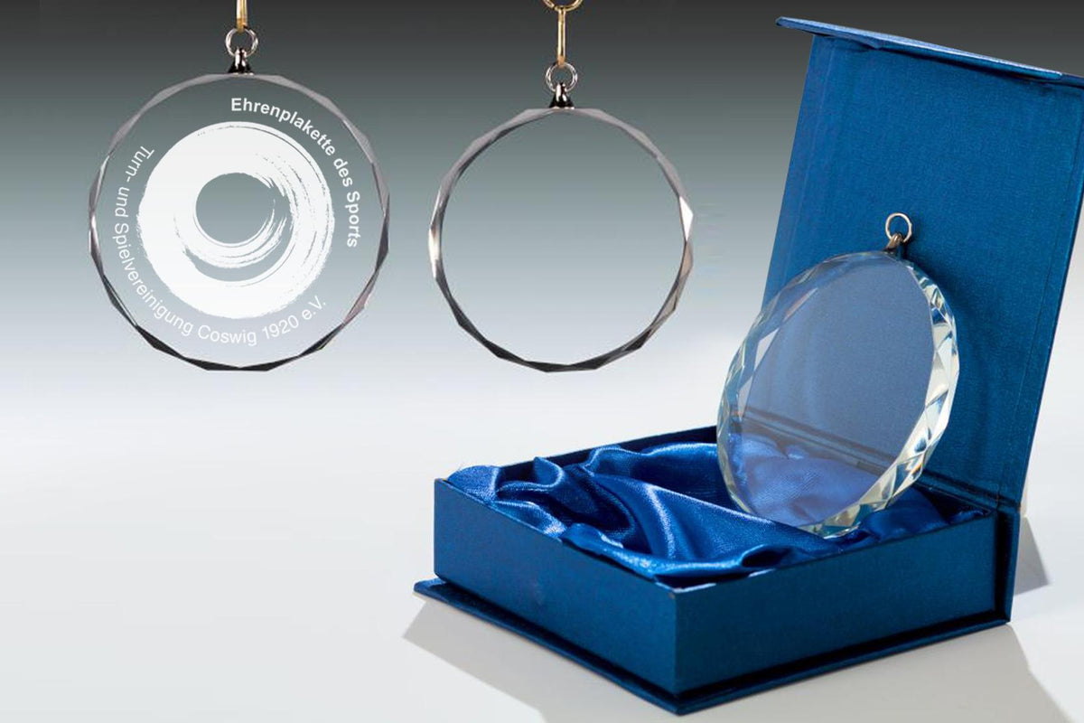 Medaillen Glas oder Acryl bei Pokaldiscount