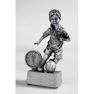 Resinfigur Fußballmädchen 37824