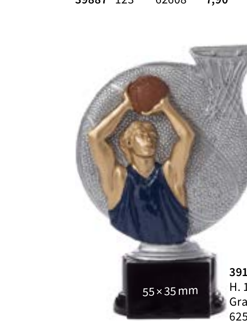Resinfigur Basketball 39158