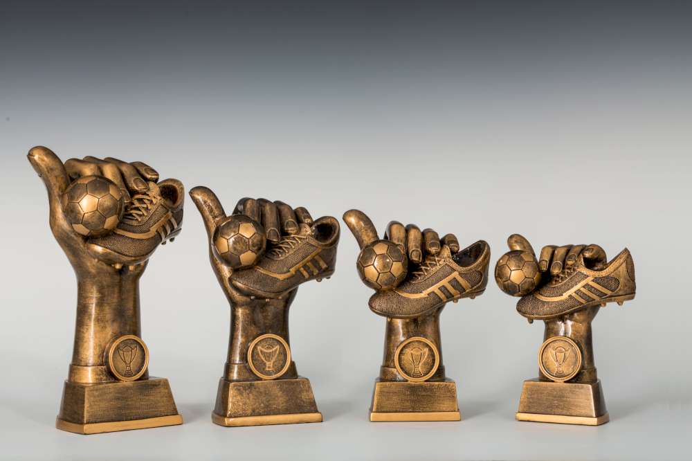 Resinfigur Fußball 39401 bis 39404