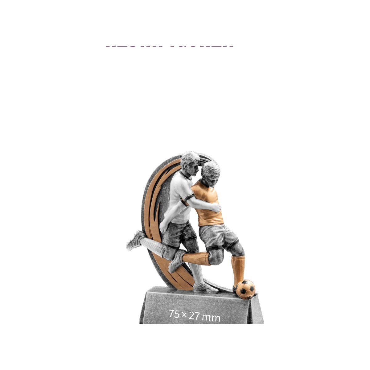 Resinfigur Fußball Kids 39819