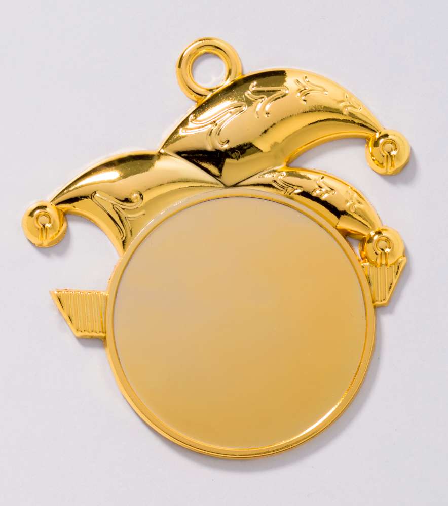 Karnevalsmedaille 80 × 80 mm – Stieber 8993, Gold