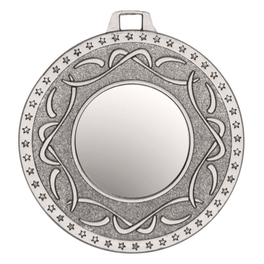 Zamak-Medaille Ø 50 mm – Stieber 9178 Silber