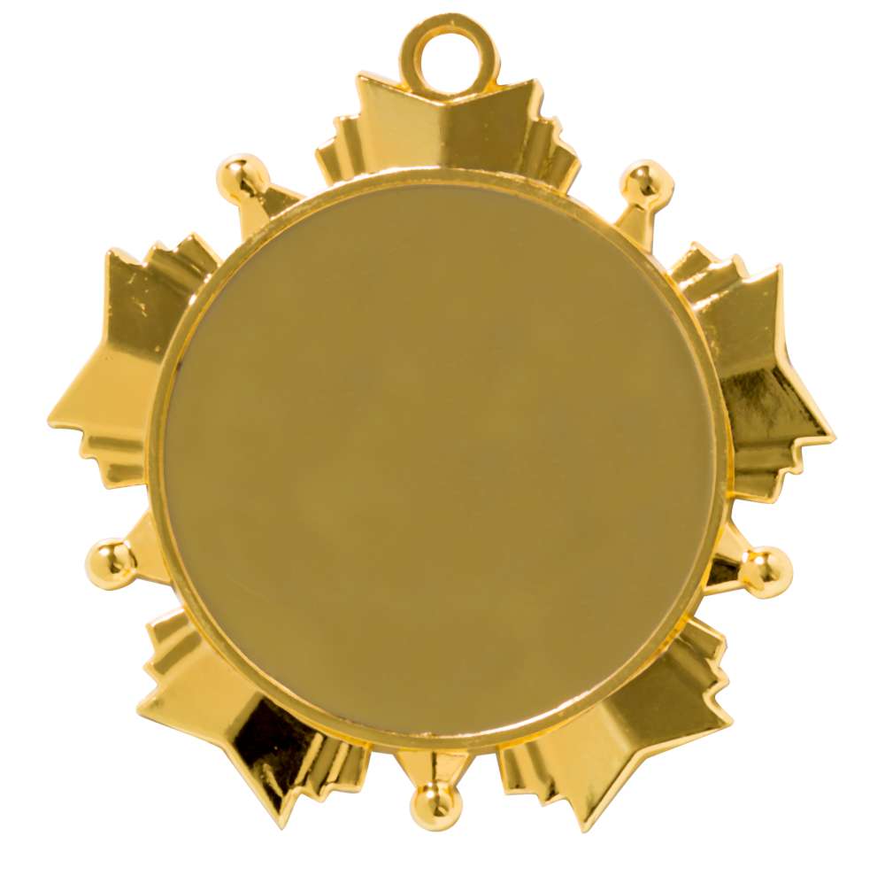 Zamak-Medaille 9229 Gold Detail
