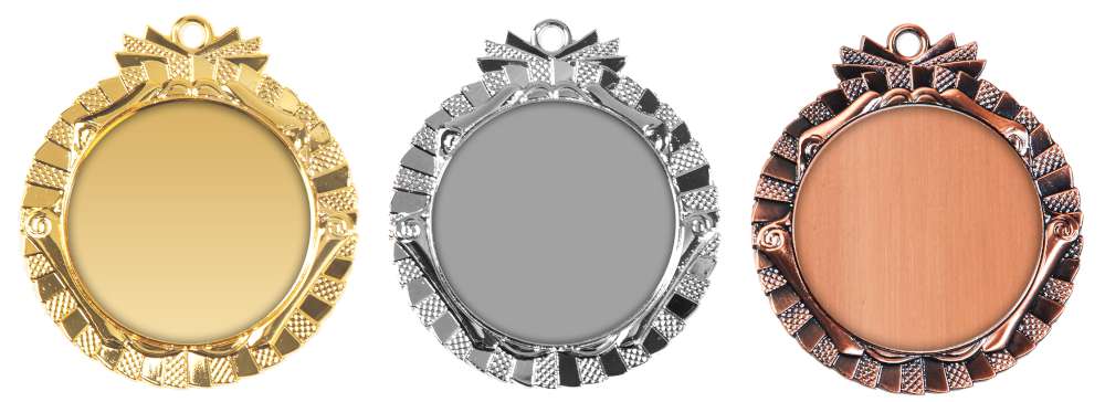 Stieber Medaille 9264 in Gold, Silber und Bronze