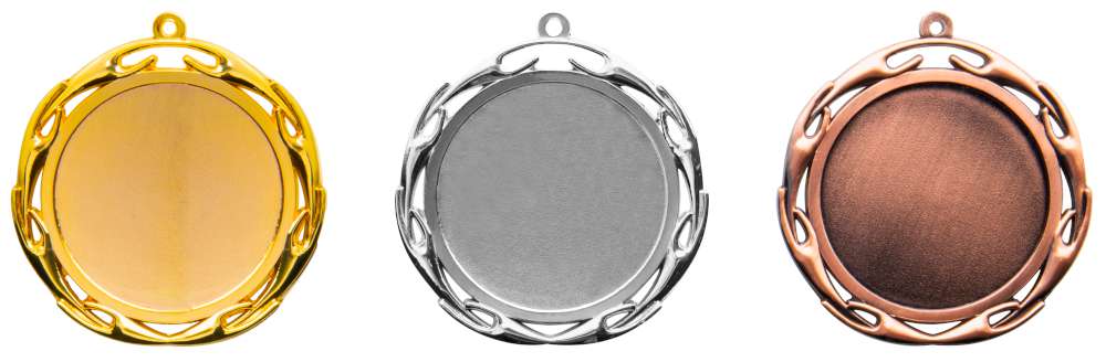 Stieber Medaille 9322 in Gold, Silber und Bronze