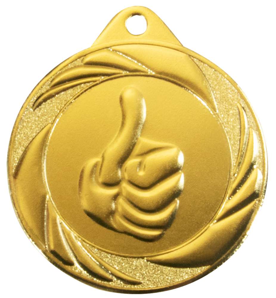 Eisen-Medaille Ø 50 mm – Stieber 9346, Gold