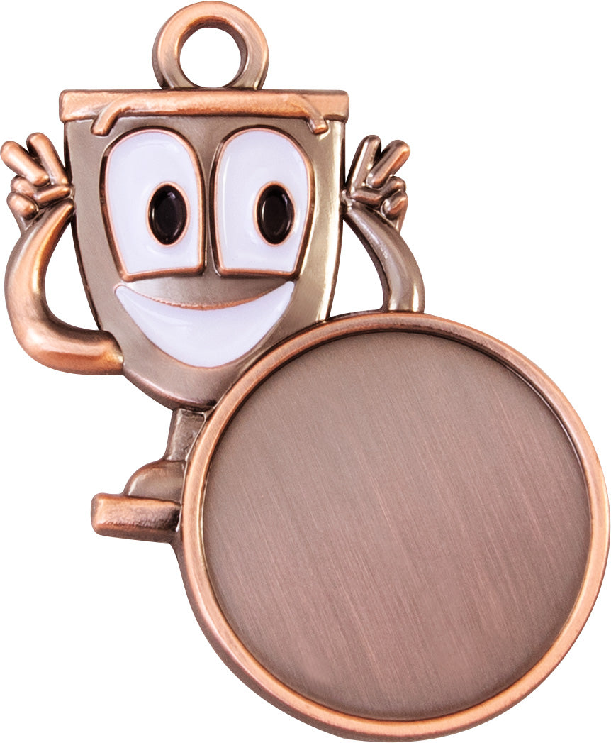 Zamak-Medaille 43 × 43 mm – Stieber 9352, Bronze