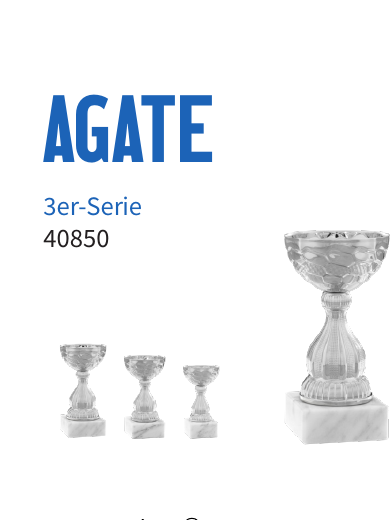 Stieber Pokalserie Agate Silber 40850