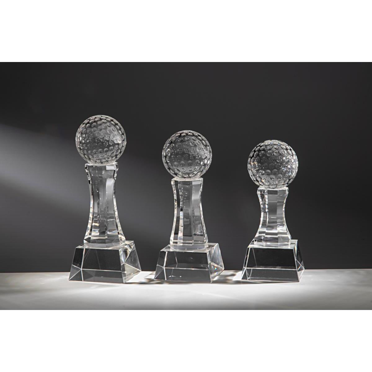 Kristallglas-Golf-Trophäe – 67441–67443