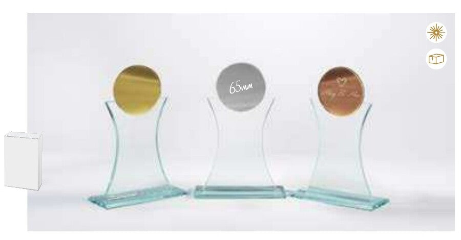 Stieber Spiegelglas-Trophäe Gold 68315